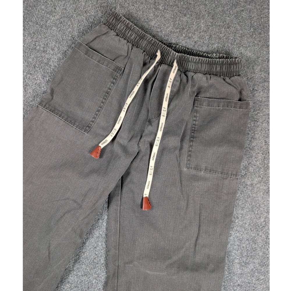 Kidoriman‎ Japanese Pokku Pants Mens XL Gray Wide Leg Streetwear
